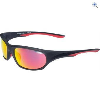 Sinner Fury Sunglasses (PC/Red/Revo) - Colour: Black / Red